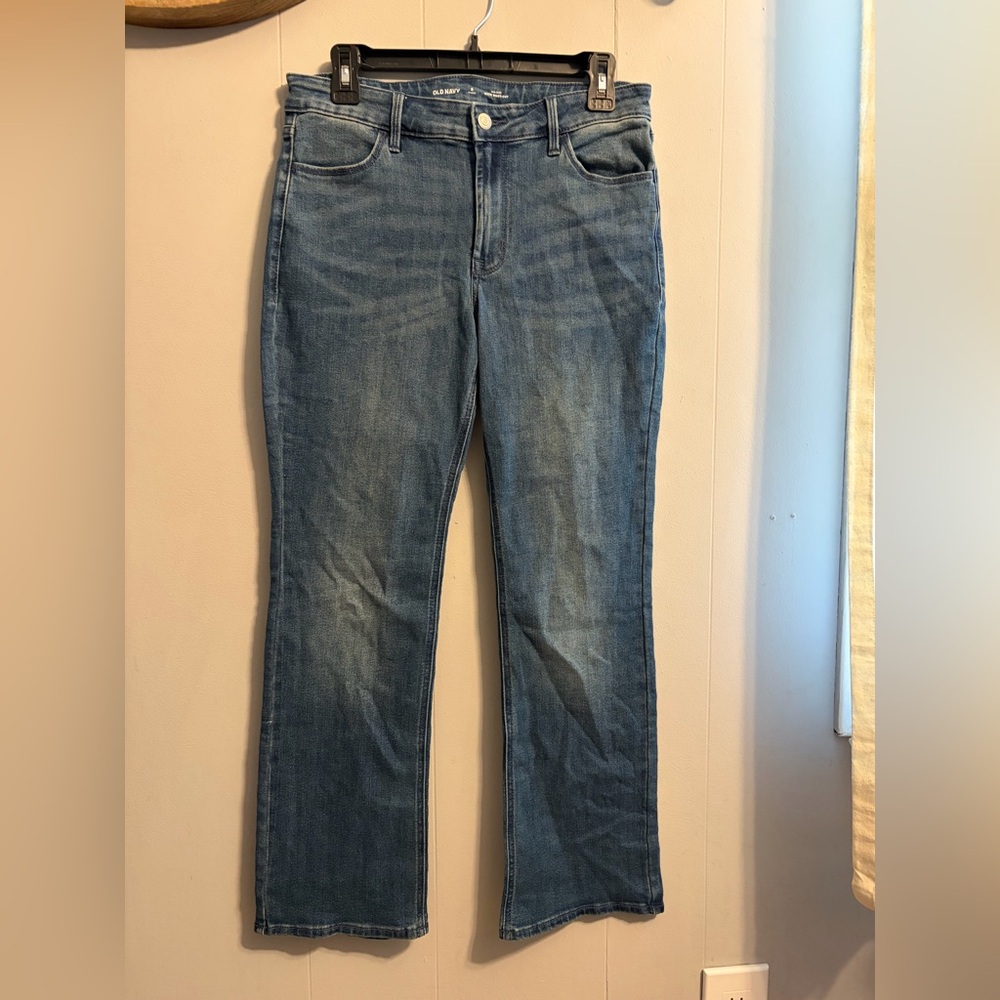Old Navy Women's Straight Leg Blue Jeans